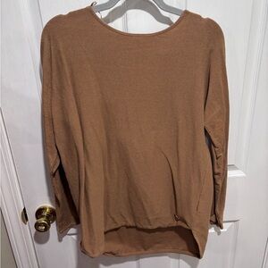 Michael Kors Tan Long Sleeve Top